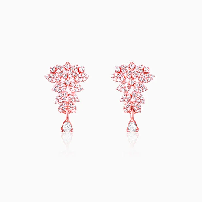Women's Earrings – Elegant Designs for Every Personality--Rose Gold Party Wear Earrings
