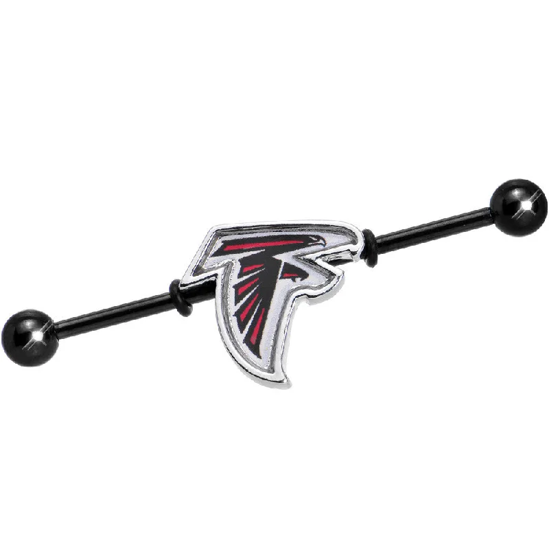 Women's Earrings – Elegant Designs for Every Personality--Officially Licensed NFL Atlanta Falcons Industrial Barbell