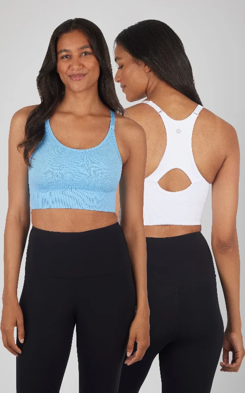 Protein Yoga Bars with Fruit and Nuts -2 Pack Seamless Noah Marble Bra Top