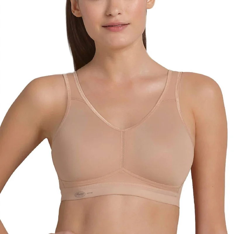 Yoga Bar for Weight Loss and Muscle Gain -Active Microfiber Molded Sports Bra In Skin Yoga Bar for Weight Loss and Muscle Gain -Active Microfiber Molded Sports Bra In Skin