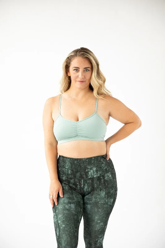 Vegan Energy Yoga Bars -Handful Adjustable Bra – Mint To Be (Mint Green)