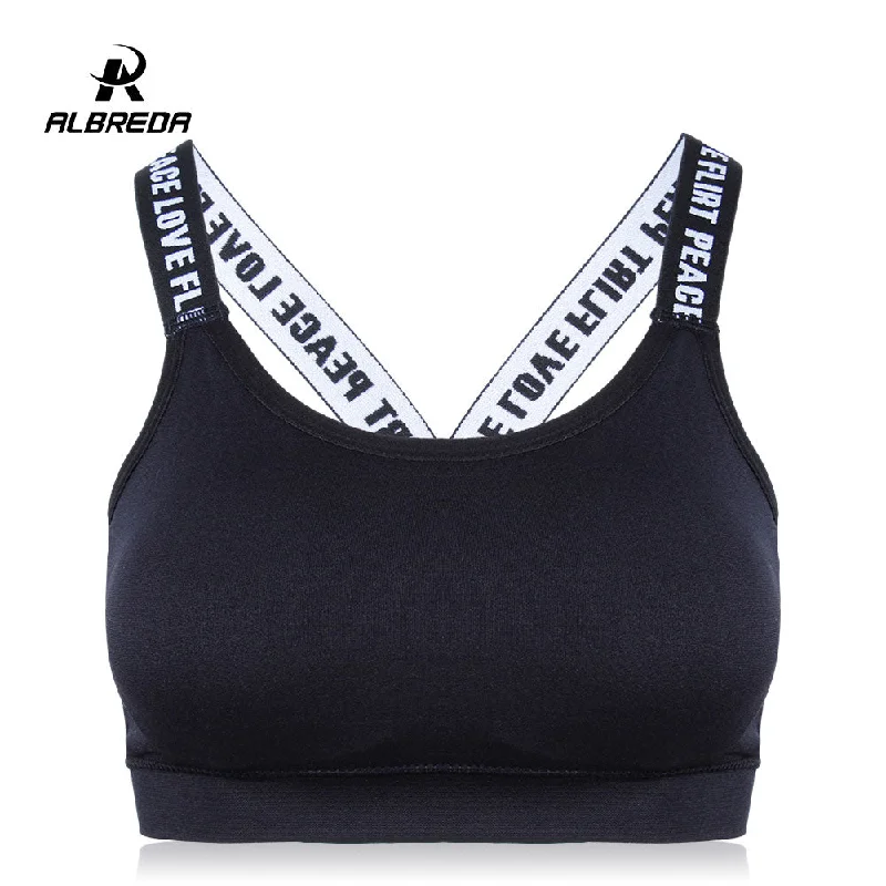 Yoga Bar for Natural Hydration -ALBREDA New Style Fitness Women Sports Bra
