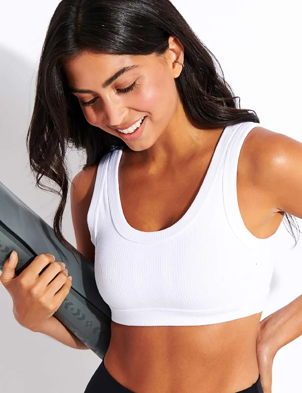 Yoga Bar with Almonds and Cacao -Wellness Bra - White