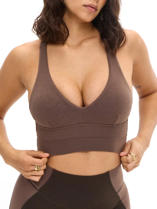 Yoga Bar with Antioxidant-Rich Fruits -Alpha Sports Bra - Grounds
