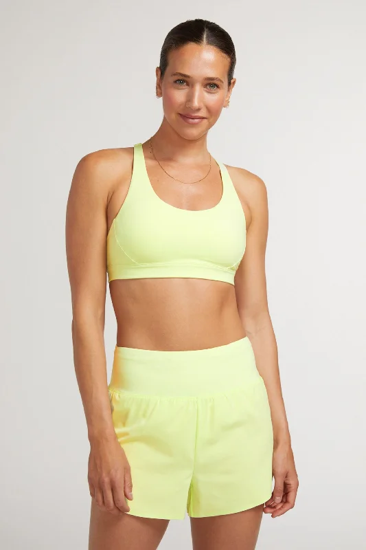 Yoga Bar with Pecan Nuts -ALRN MID SUPPORT CROSSBACK BRA
