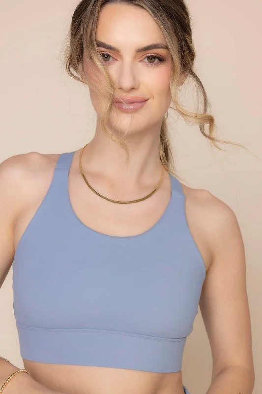 Yoga Bar with Olive Oil and Protein -Ambition Bra - Blue Storm