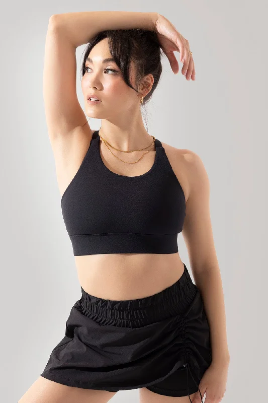 Yoga Bar with Raw Protein -Ambition Bra - Black