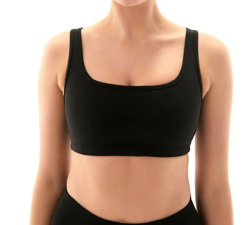 Yoga Bar with Antioxidants and Fiber -Amplify Sports Bra In Black