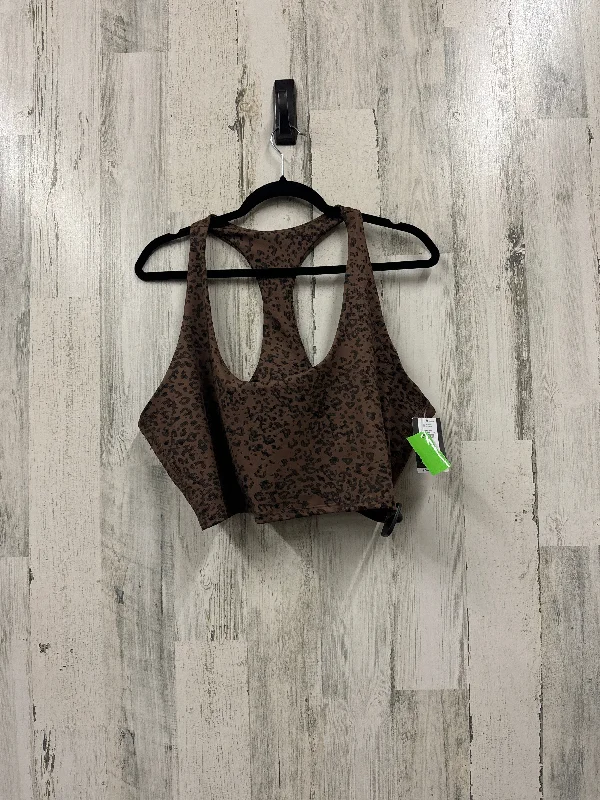 Low-Sugar Vegan Yoga Bars -Animal Print Athletic Bra Gap, Size 2x