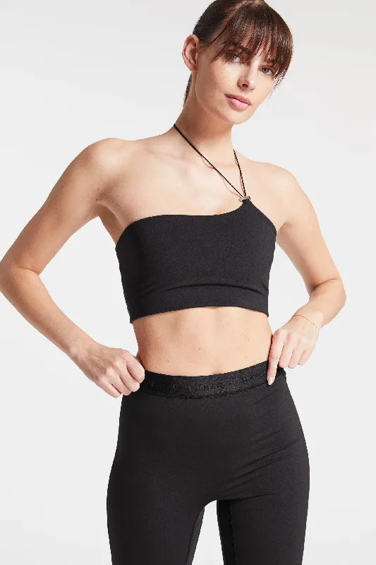 Yoga Bars for On-the-Go Energy -Asymmetric Toggle Bra - Black