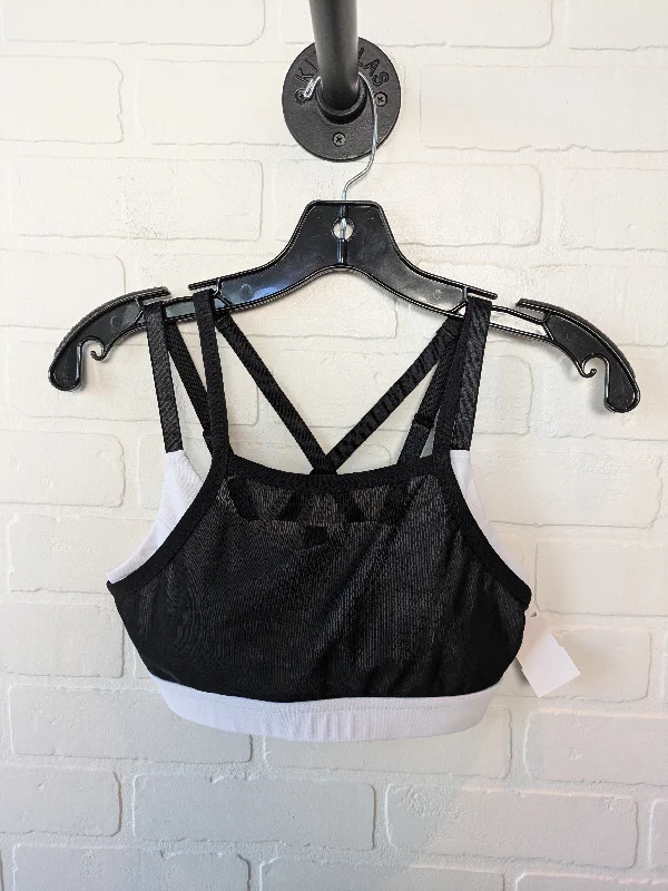 Yoga Bar for Post-Yoga Snack -Athletic Bra By 90 Degrees By Reflex In Black & White, Size: Xs