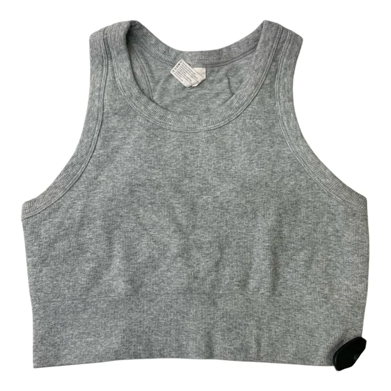 Yoga Bar with Fiber and Antioxidants -Athletic Bra By 90 Degrees By Reflex In Grey, Size: L Yoga Bar with Fiber and Antioxidants -Athletic Bra By 90 Degrees By Reflex In Grey, Size: L