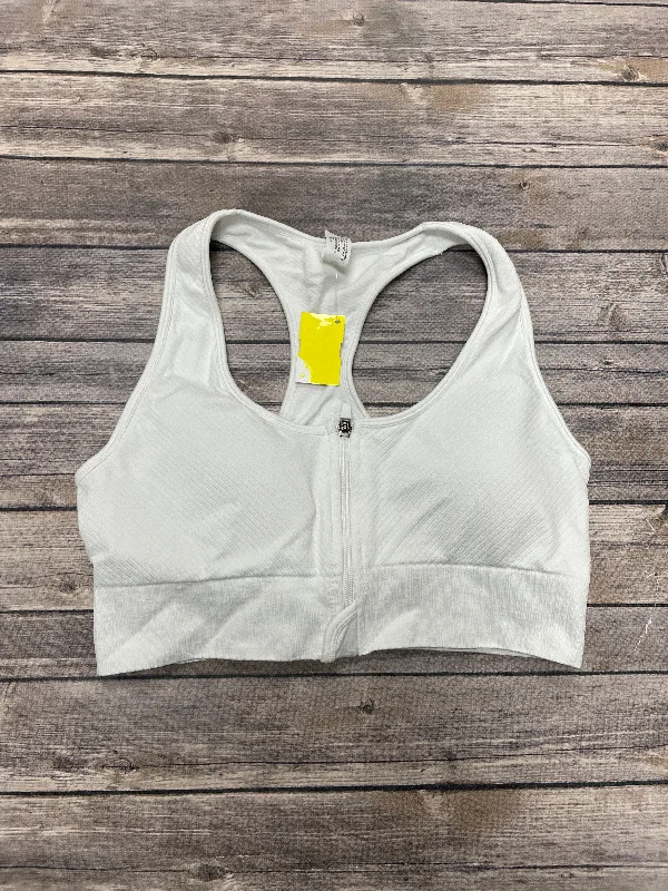 Yoga Bar with Agave -Athletic Bra By 90 Degrees By Reflex In White, Size: Xl