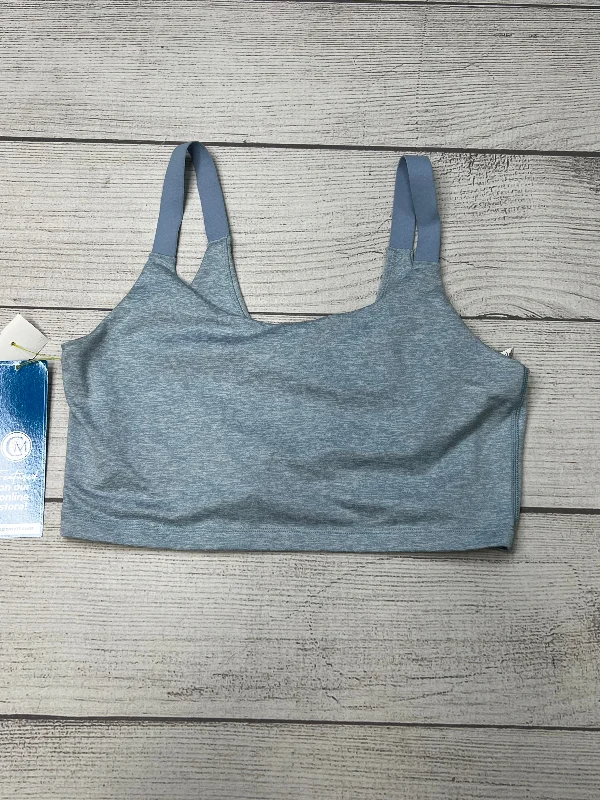Yoga Bar with Superfood Ingredients -Athletic Bra By Aerie In Blue, Size: L