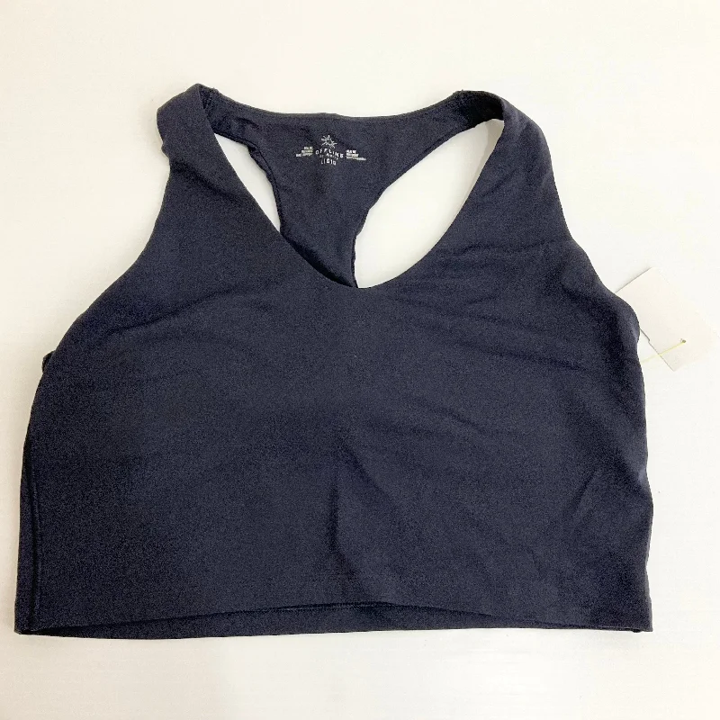 Organic Protein Bar for Detoxing -Athletic Bra By Aerie In Navy, Size: L
