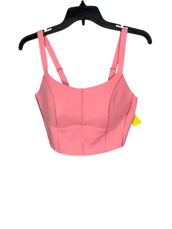 Yoga Bar with Matcha -Athletic Bra By Aerie In Pink, Size: Lp