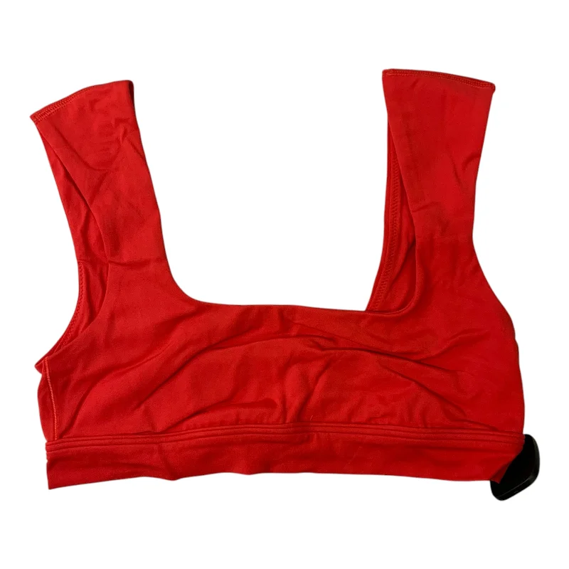 Yoga Bar for Smooth Energy -Athletic Bra By Aerie In Red, Size: M