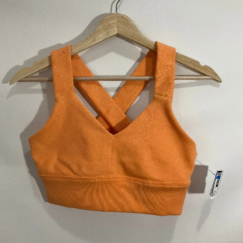 Yoga Bar with Lemongrass -Athletic Bra By Alo In Orange, Size: Xs