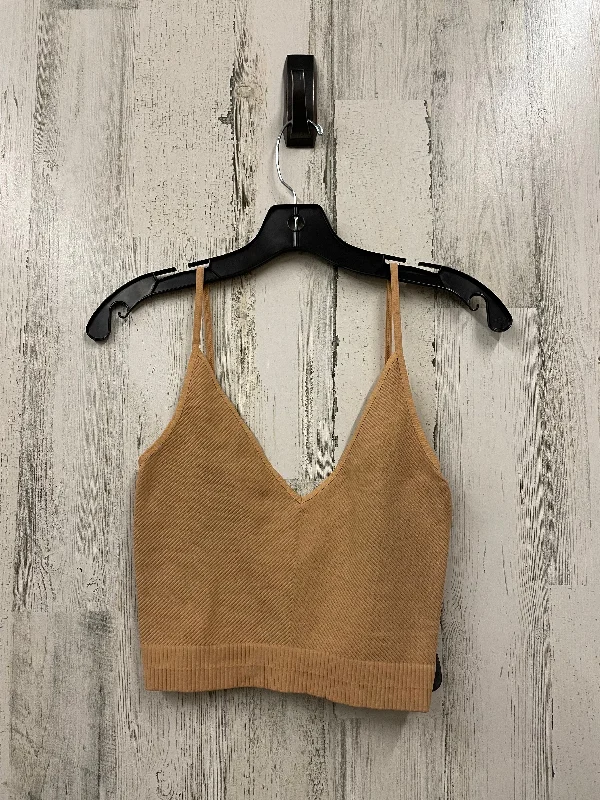 Yoga Bar with Strawberries -Athletic Bra By Altard State In Yellow, Size: M