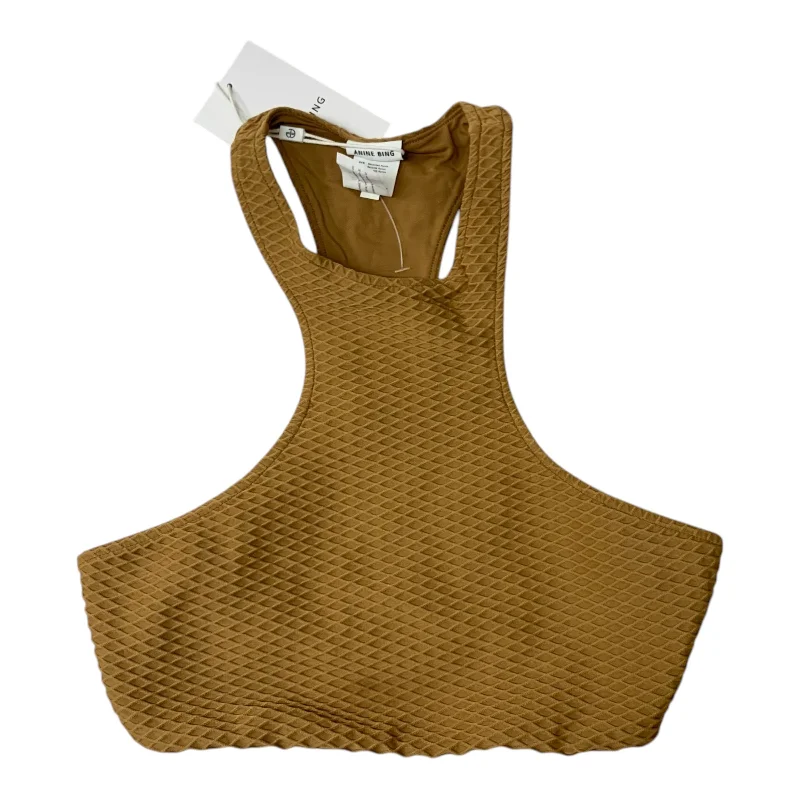 Yoga Bar for Healthy Snack Options -Athletic Bra By Annie Bing In Brown, Size: Xs