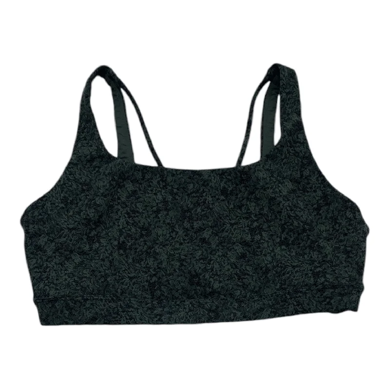 Yoga Bar for Pre-Yoga Snack -Athletic Bra By Athleta In Black & Green, Size: L