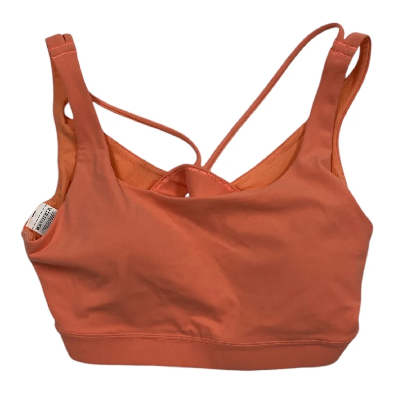 Yoga Bar with Organic Acai -Athletic Bra By Athleta In Coral, Size: L