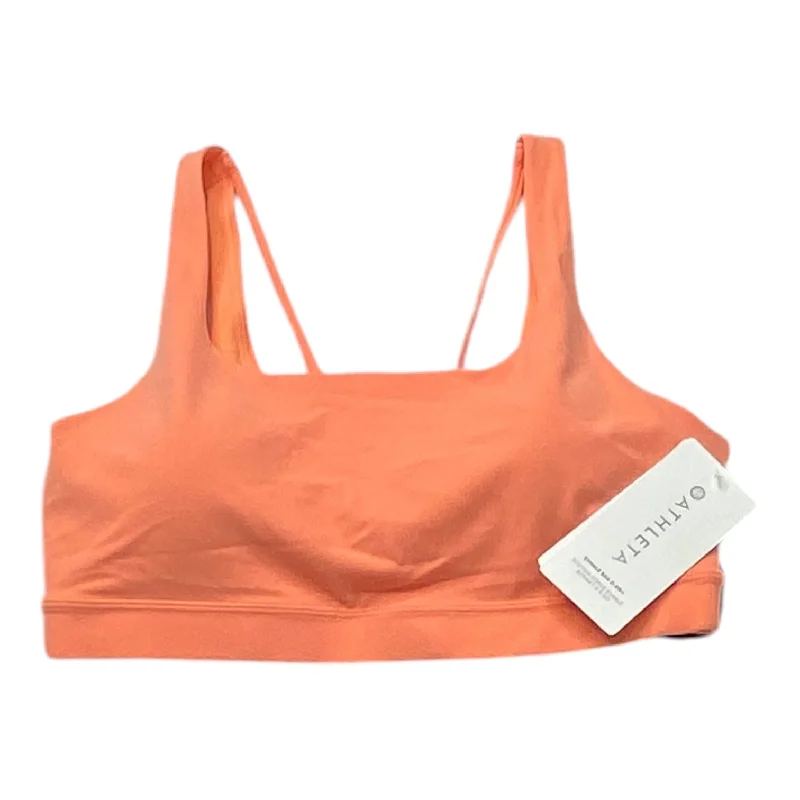 Yoga Bar with Honey and Almonds -Athletic Bra By Athleta In Coral, Size: L