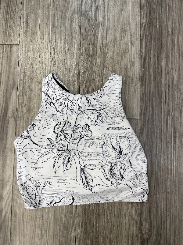 Yoga Bar with Olive Oil -Athletic Bra By Athleta In Floral Print, Size: M