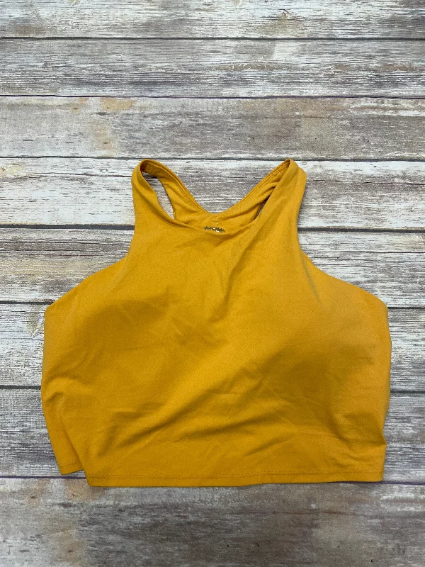 Yoga Bar for Stress Relief and Relaxation -Athletic Bra By Athleta In Gold, Size: 2x
