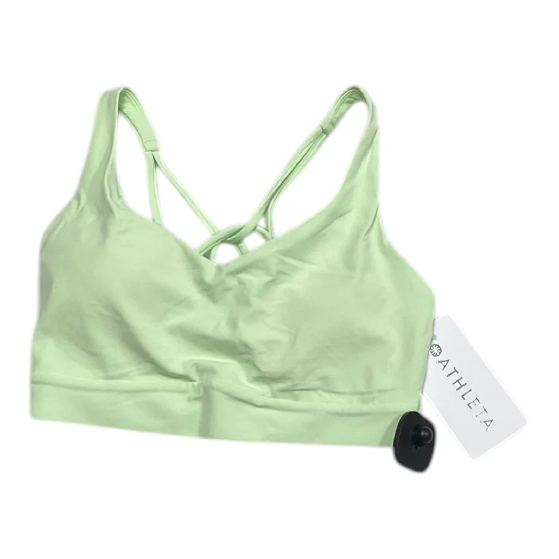 Yoga Bar with Organic Acai -Athletic Bra By Athleta In Green, Size: S