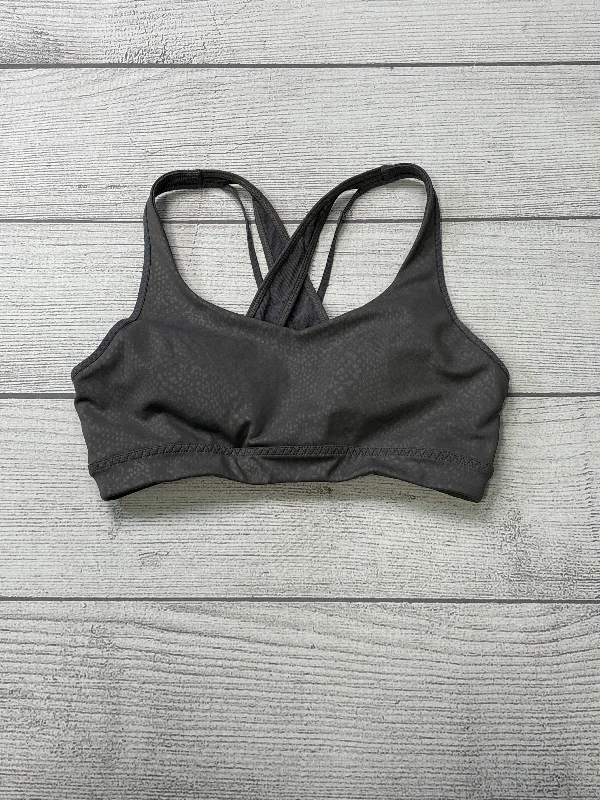 Yoga Bar for Focus and Concentration -Athletic Bra By Athleta In Grey, Size: S