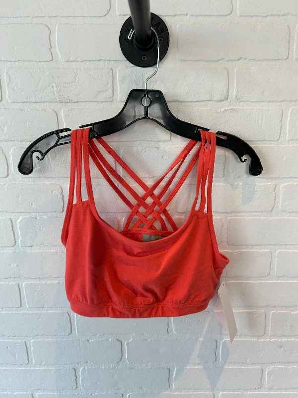 Yoga Bars with Natural Protein -Athletic Bra By Athleta In Orange, Size: M