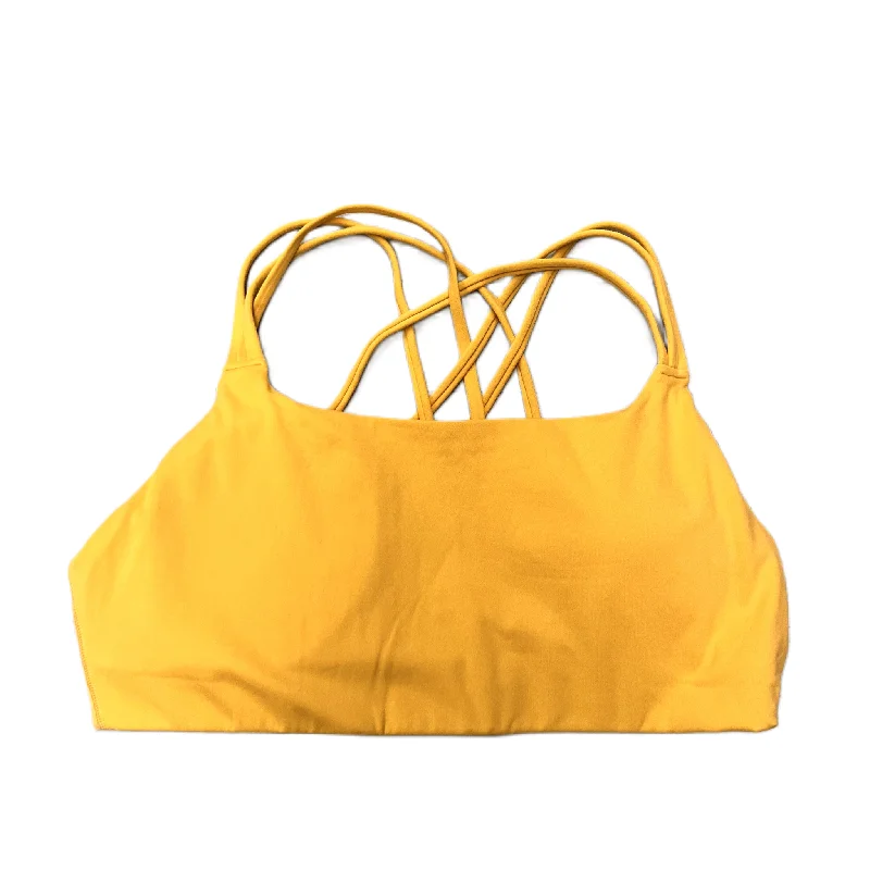Yoga Bars with Plant-Based Proteins -Athletic Bra By Athleta In Orange, Size: Xl