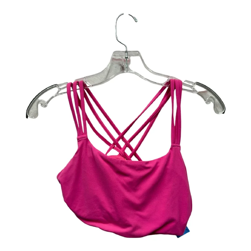 Yoga Bar with Superfood Ingredients -Athletic Bra By Athleta In Pink, Size:M