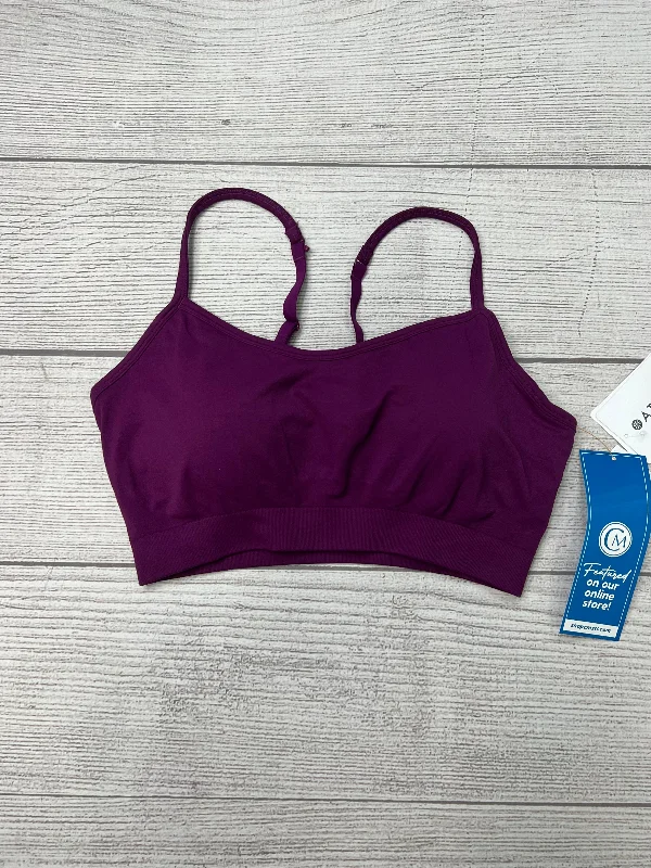Yoga Bar for Mindful Eating -Athletic Bra By Athleta In Purple, Size: M