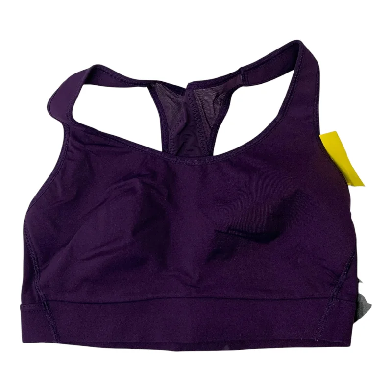 Yoga Bar for Focus and Relaxation -Athletic Bra By Athleta In Purple, Size: M