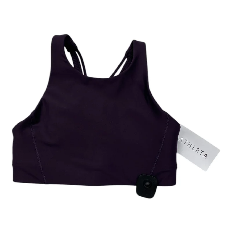 Vegan Yoga Bars -Athletic Bra By Athleta In Purple, Size: S