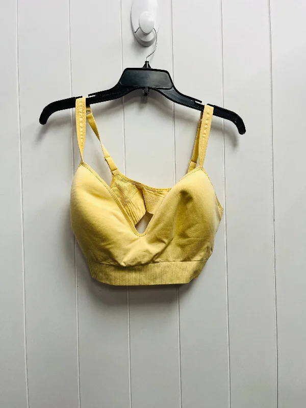 Organic Yoga Bars for Better Digestion -Athletic Bra By Athleta In Yellow, Size: L