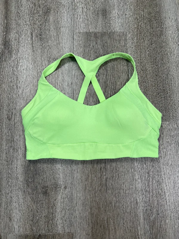 Yoga Bar with Organic Coconut Oil -Athletic Bra By Avia In Green, Size: Xl