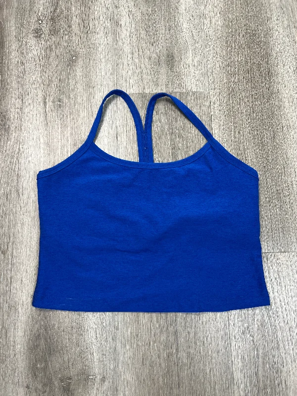 Yoga Bar with Healthy Fats -Athletic Bra By Beyond Yoga In Blue, Size: L