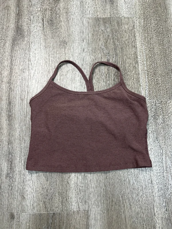 Yoga Bar with Natural Collagen -Athletic Bra By Beyond Yoga In Brown, Size: M