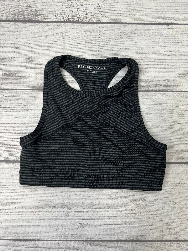 Yoga Bars with Organic Protein -Athletic Bra By Beyond Yoga In Grey, Size: S