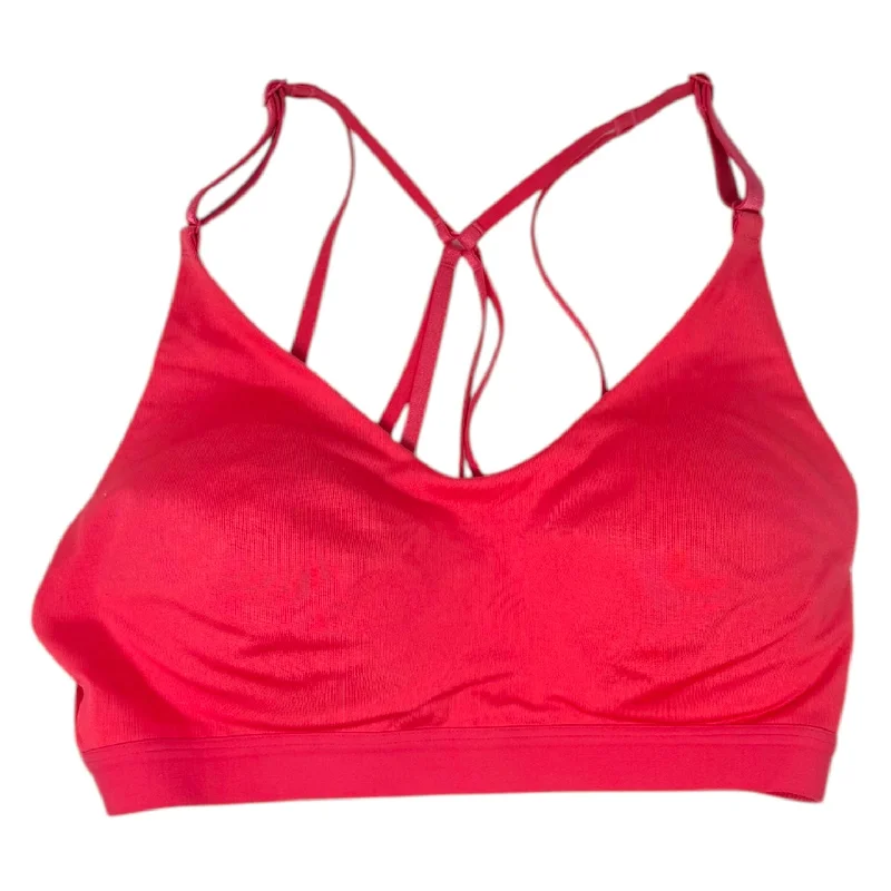 Yoga Bar with MCTs -Athletic Bra By Calia In Pink, Size: M