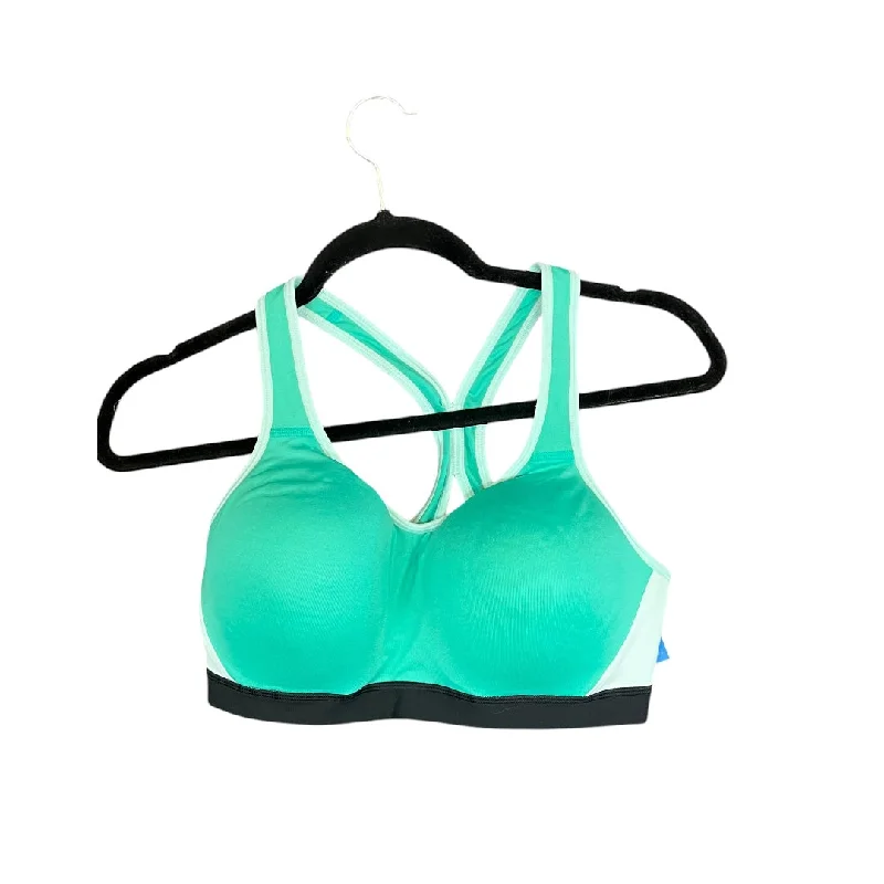 Yoga Bar with Pea Protein -Athletic Bra By Champion In Green, Size: L