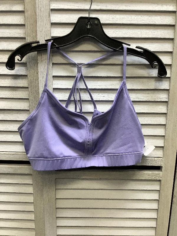 Plant-Based Protein Yoga Bars -Athletic Bra By Champion In Purple, Size: Xl