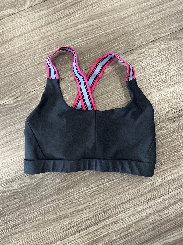 Yoga Bar with Coconut Oil -Athletic Bra By Cmc In Black & Pink, Size: S
