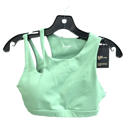 Yoga Bar with Banana and Chia Seeds -Athletic Bra By Cmc In Green, Size: S