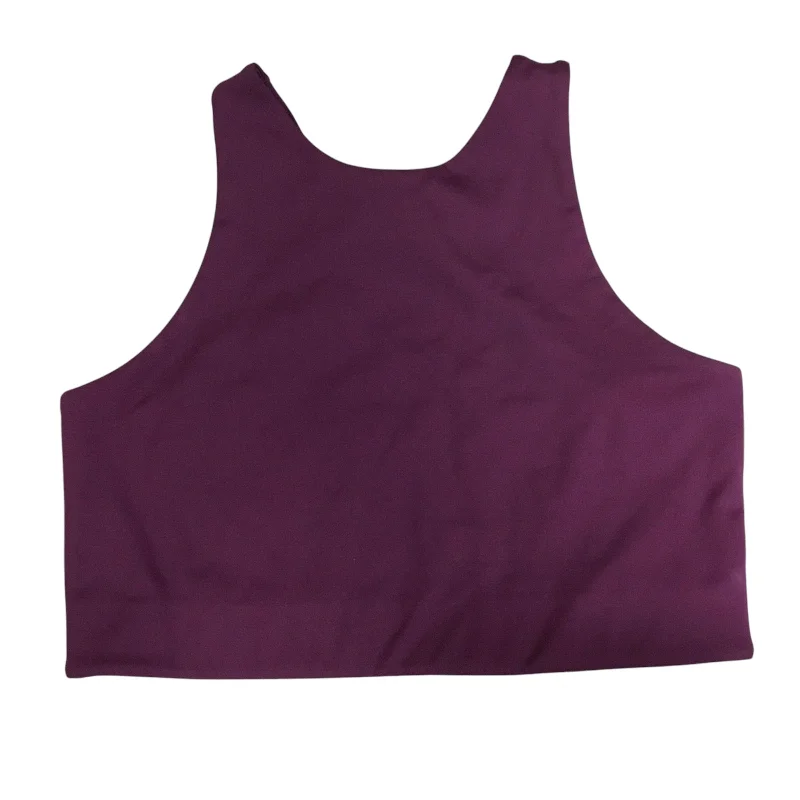 Yoga Bar for Mind-Body Connection -Athletic Bra By Cmc In Purple, Size: L