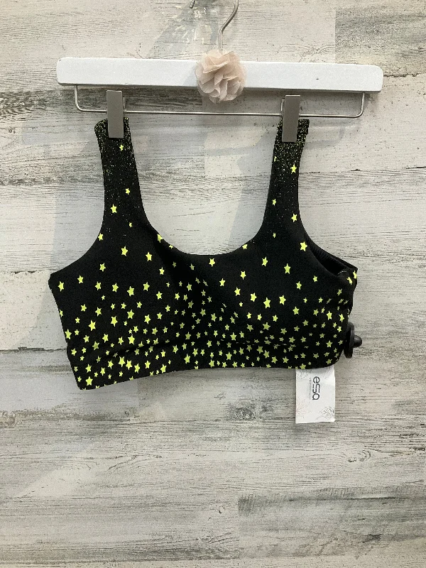 Yoga Bar with Cashews -Athletic Bra By Cme In Black, Size: M