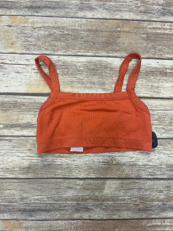 Energy Yoga Bar with Coconut Water -Athletic Bra By Cmf In Orange, Size: L